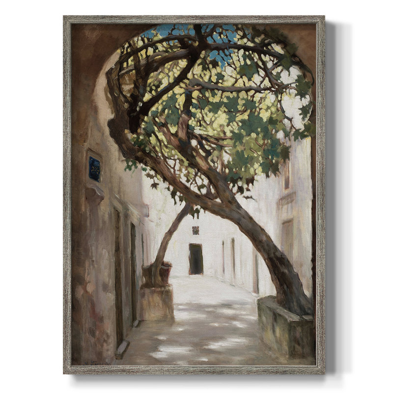 Winston Porter Vintage Landscape CXLI Framed Print - Solid Wood